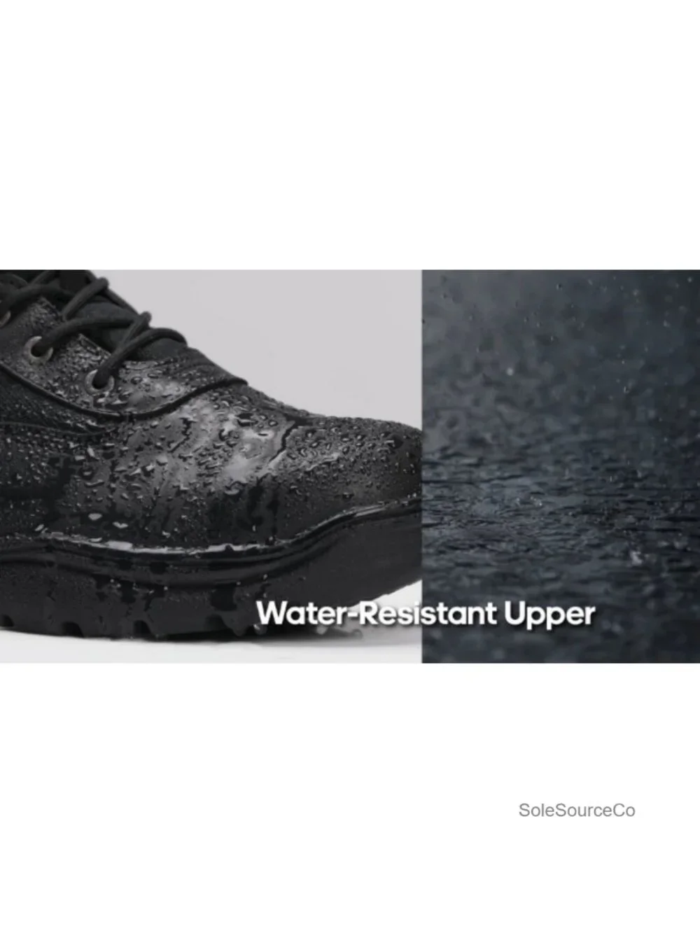 Men's Waterproof Leather Military Tactical Work Boots 6 Inch